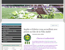 Tablet Screenshot of gite-villa-andre.fr